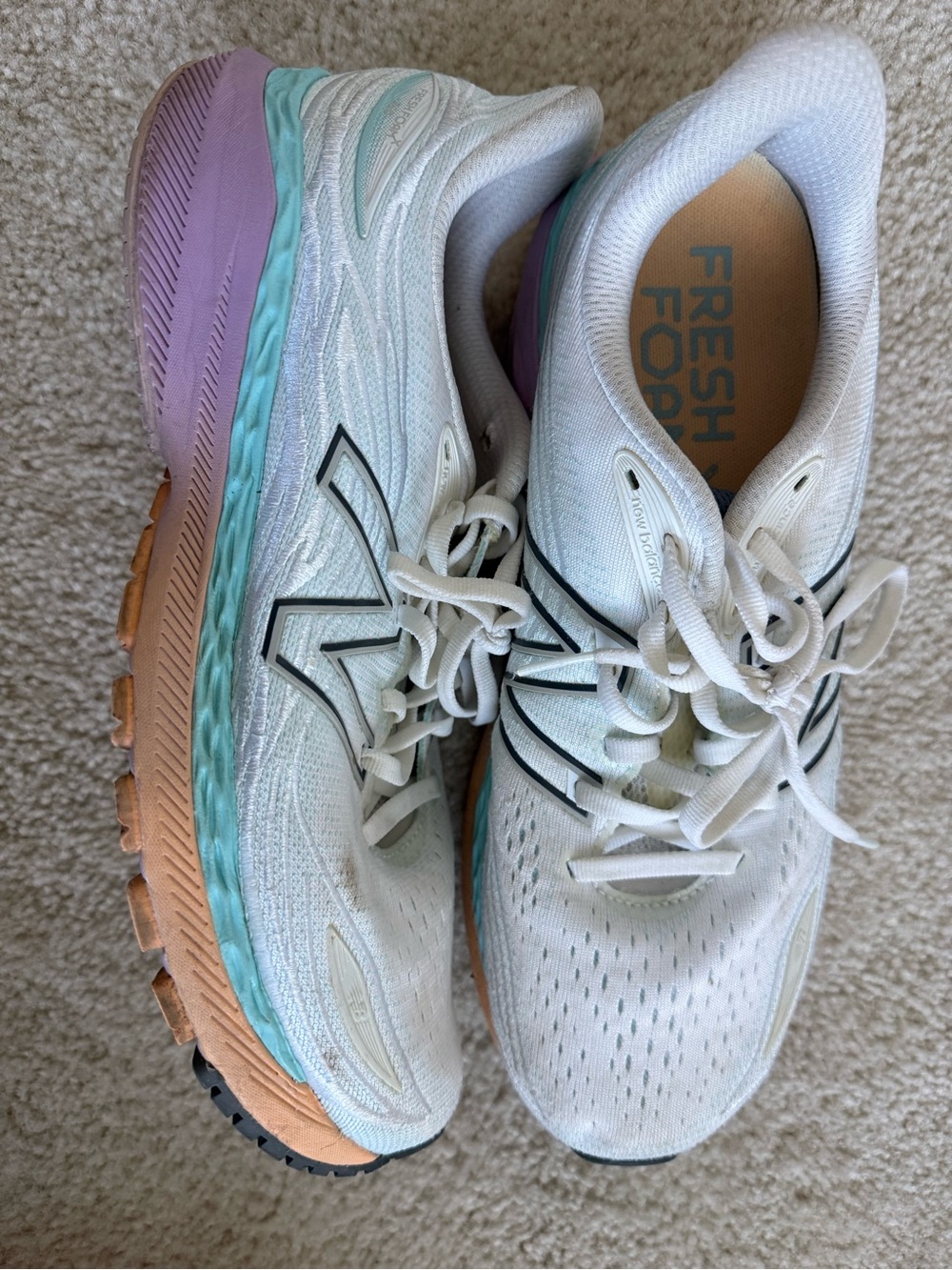 New Balance Women’s White shoes style W850W12  size 11 wide